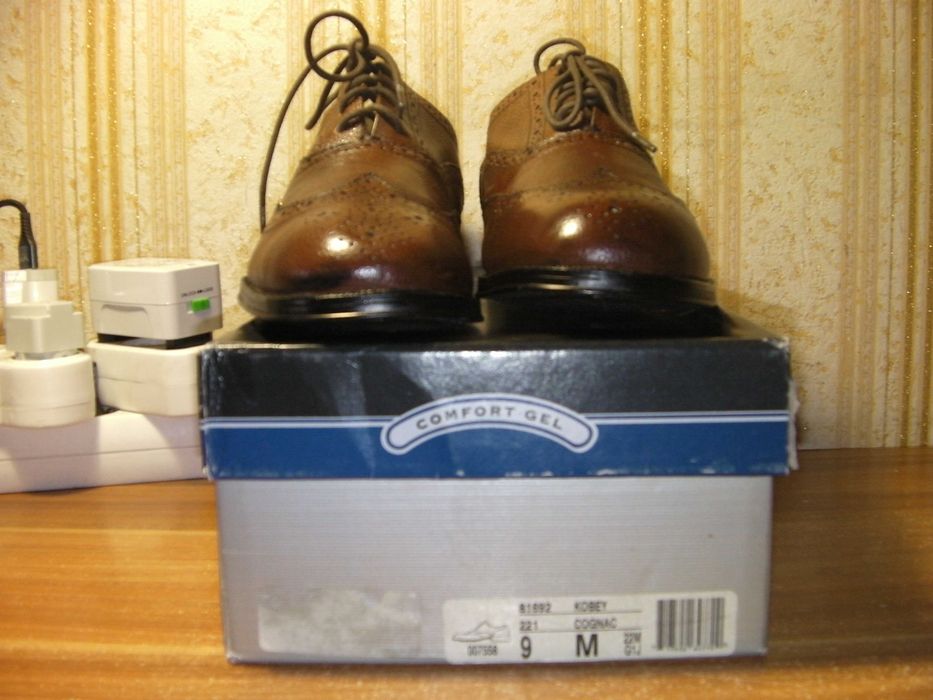 Чоловічі Оксфорди Nunn Bush Kobey Розмір 9M/42,0-42,5/27,5 Шкіра з США