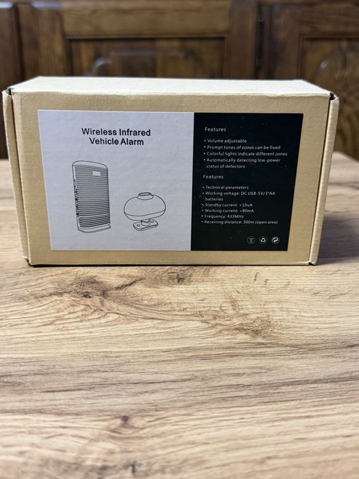 Alarm bezprzewodowy czujnik ruchu PIR Kerui zestaw