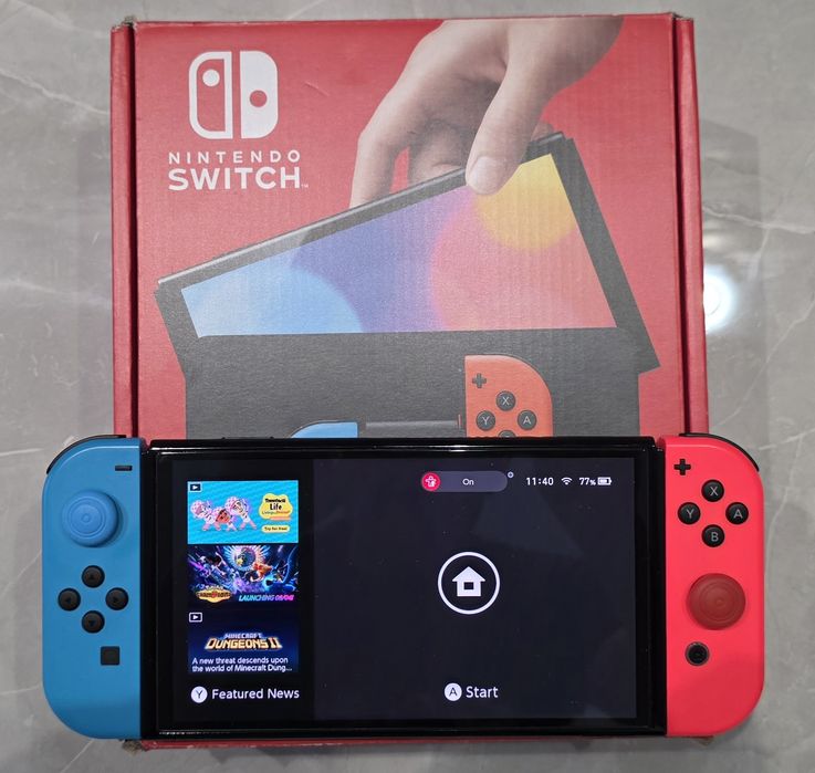 Nintendo switch oled. Mega zestaw.