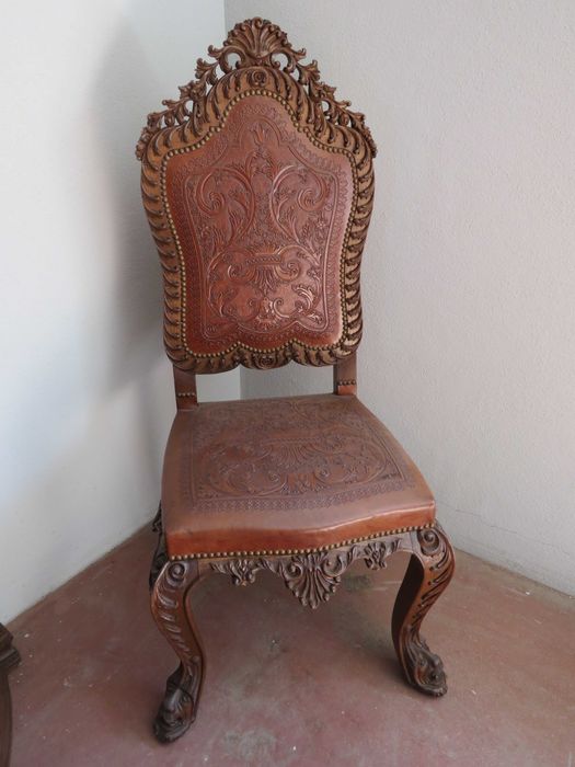 Aparador  e Cadeiras Vintage  Anos 60  Nogueira