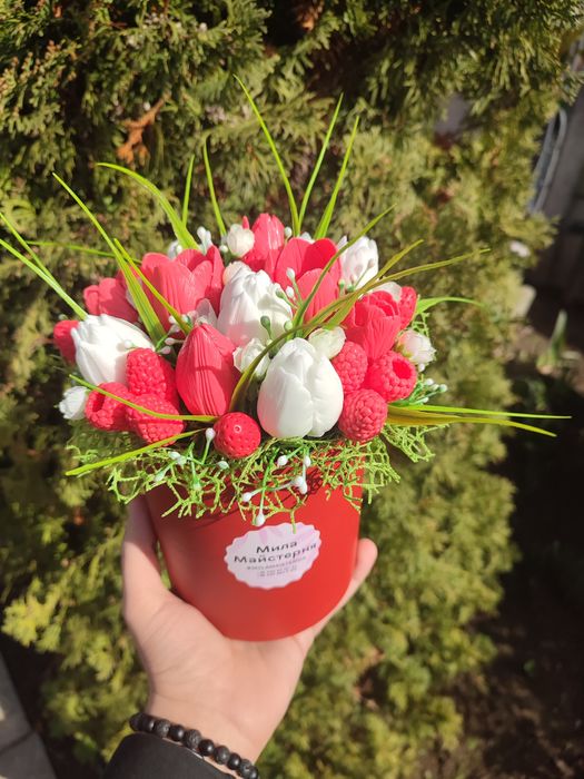 Букети з мила.Всі ручної роботи