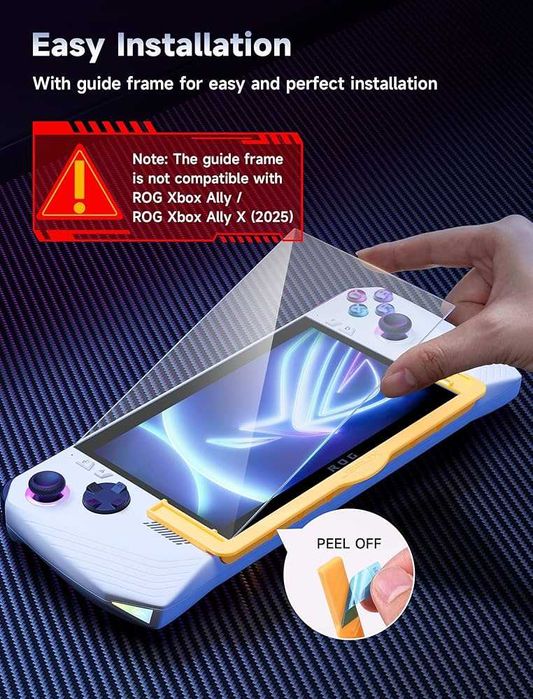 JSaux Tempered Glass Screen Protector - ROG Ally