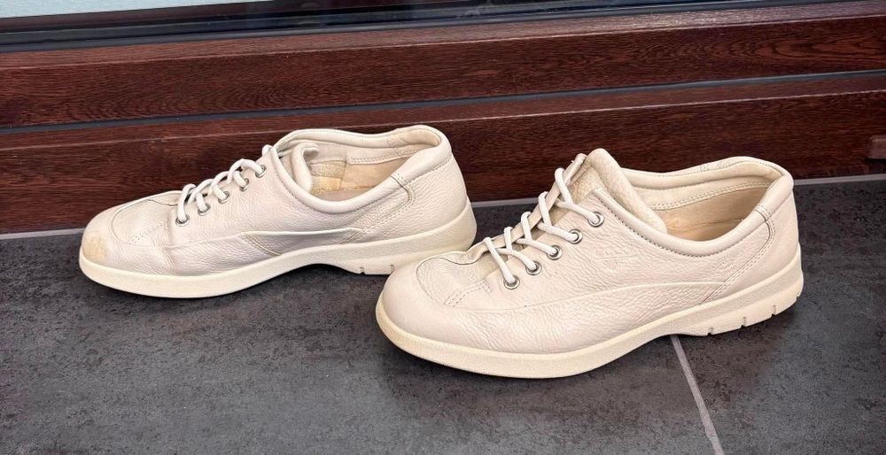 Ecco Soft vegetable półbuty  skórzane damskie 38