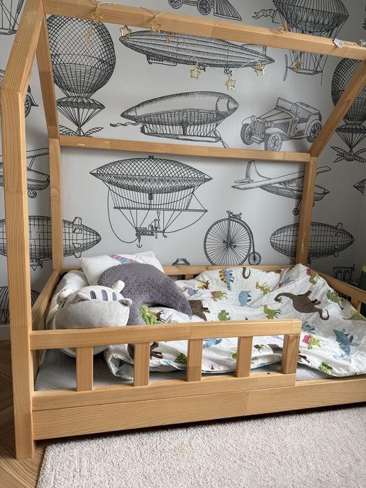 Łóżeczko Montessori domek