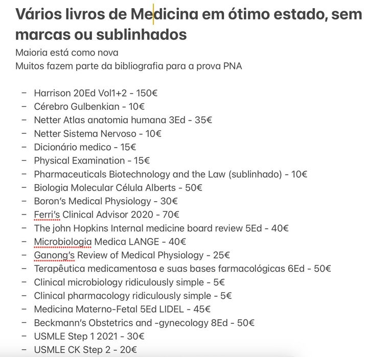 Livros de medicina
