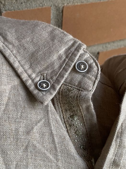 Рубашка Massino Dutti M оригінал сіра