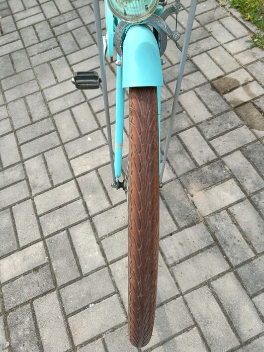 Rower miejski ---pistacja