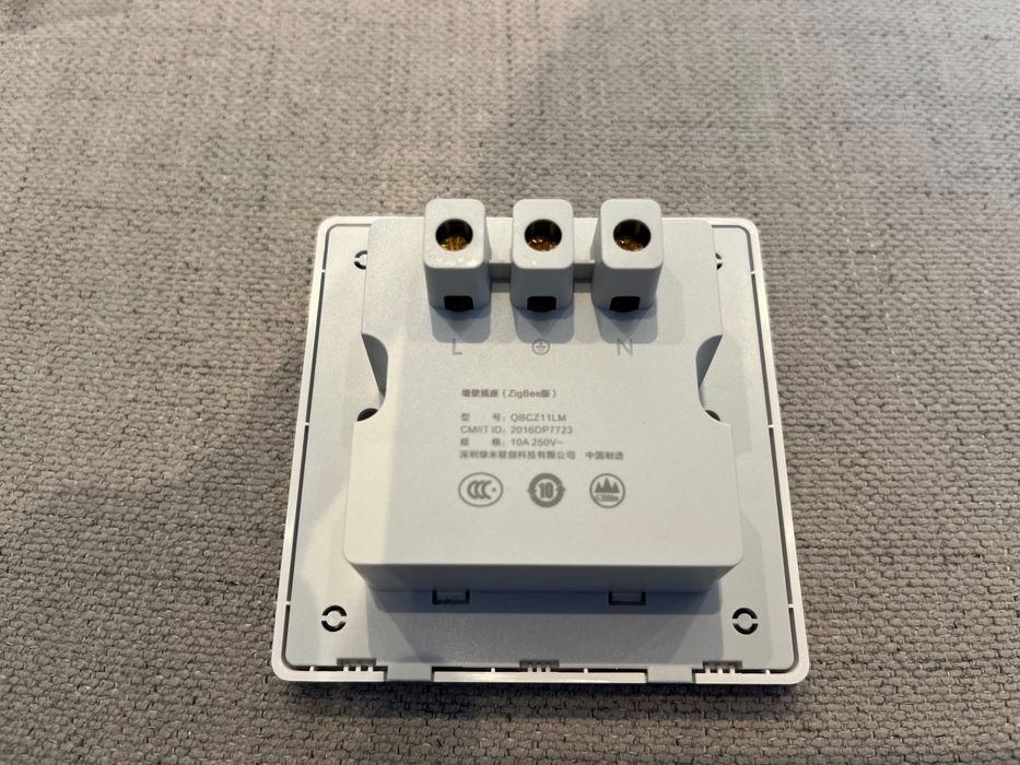 Aqara Smart Wall Socket QBCZ11LM Inteligentne Gniazdko Elektryczne Zigbee