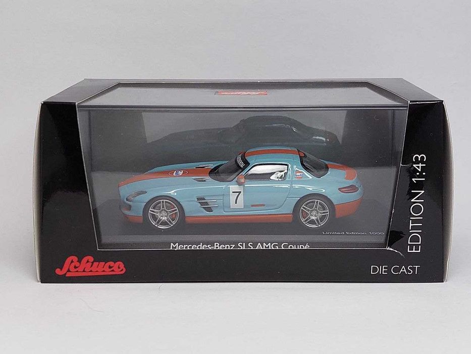 Масштабна модель 1/43 Mercedes SLS AMG gulf від Schuco: 2 500 грн