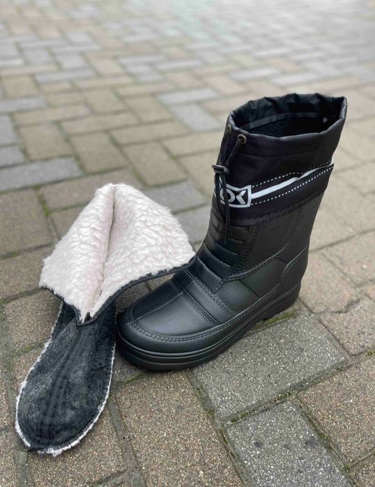 З 38 по 45 .Чоботи зимові теплі укорочені та довгі