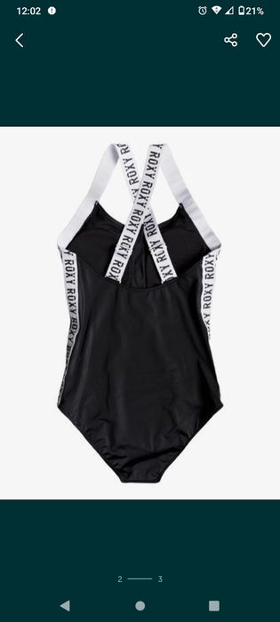 Strój kąpielowy xs roxy fitness w bardzo dobrym stanie cena 80 zł pole