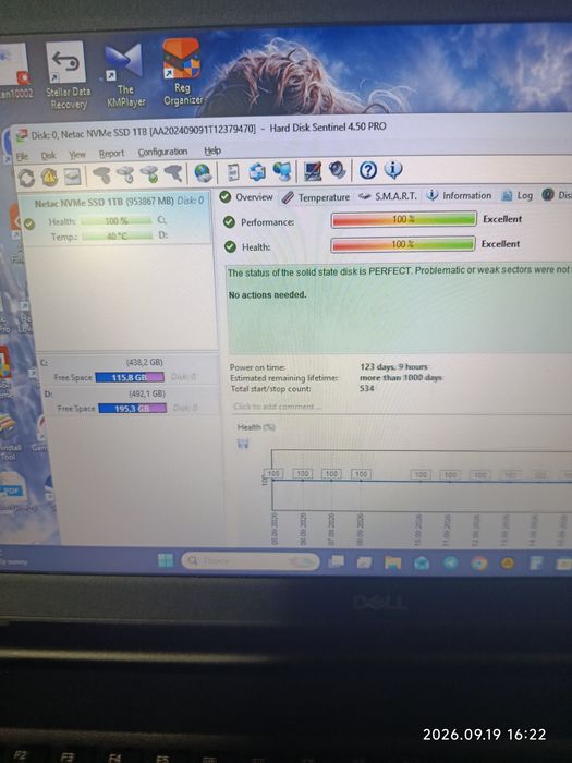 Ігровий Dell 3500 15"6 FHD IPS Core i7 8565u DDR 4-16Gb SSD m2 Nvme  1 tera b