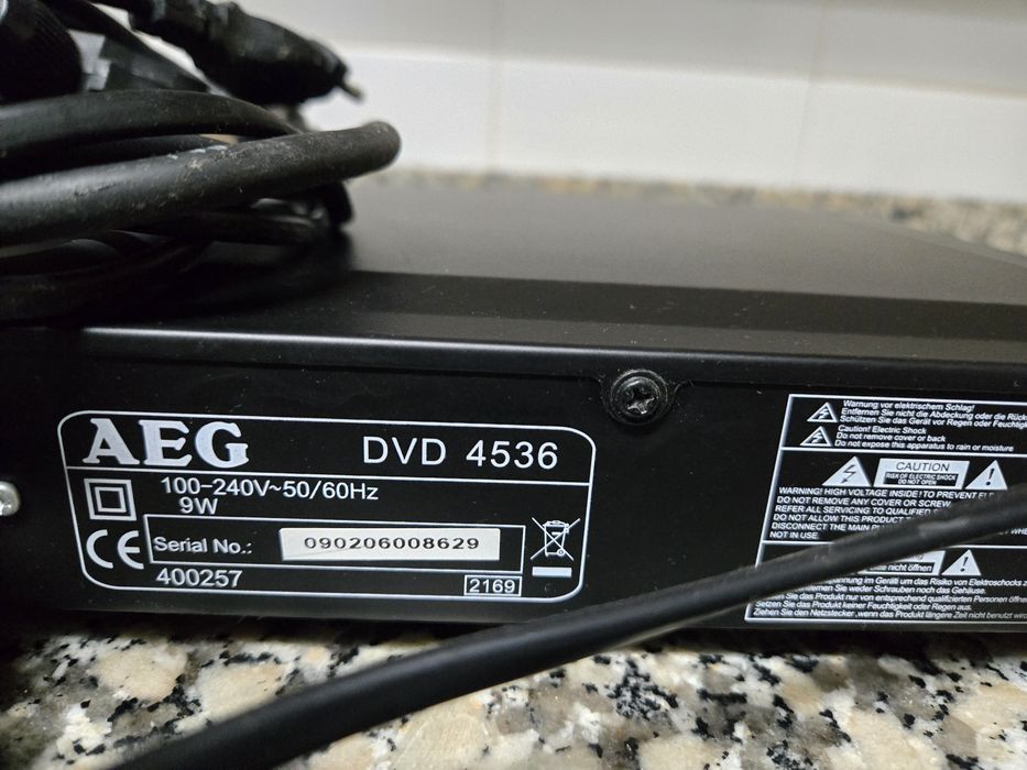 Leitor de DVD AEG