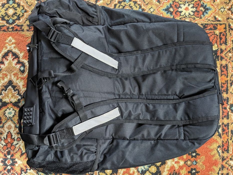 Рюкзак Quechua 30 л. Большой рюкзак с чехлом от дождя. Брезентовый рюкзак.