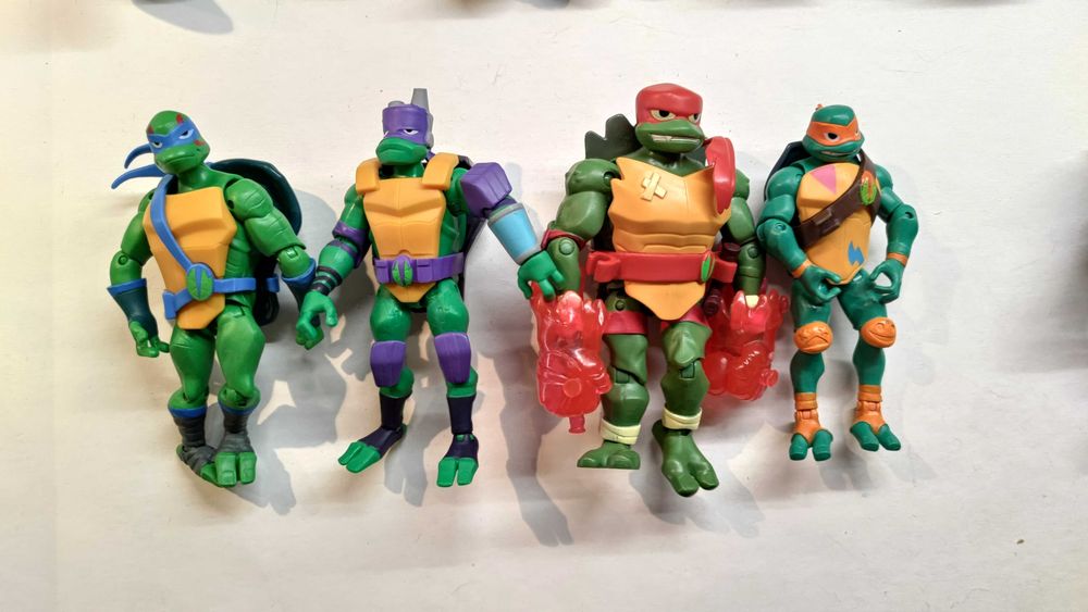 Черепашки ніндзя ниндзя фигурки игрушки персонаж tmnt еволюція playmat