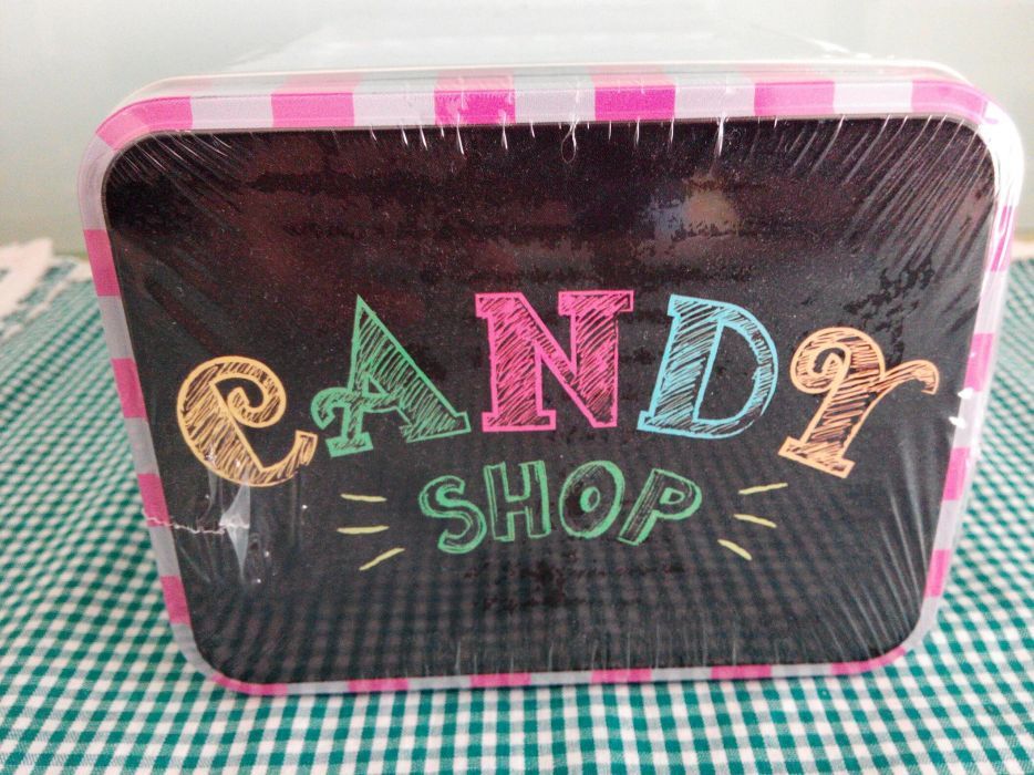 Lata de Chapa Retro/Vintage (Nova)