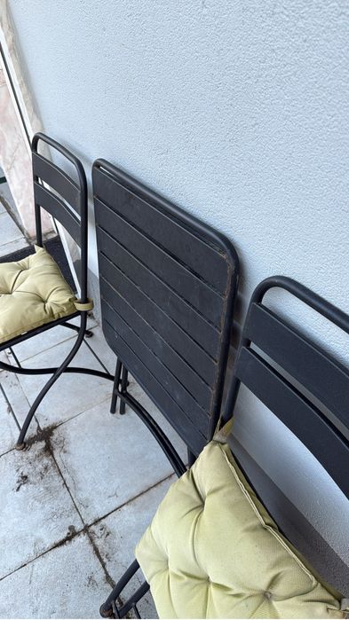 Conjunto exterior preto