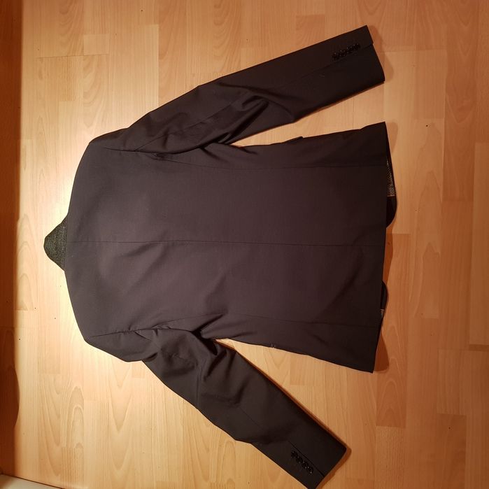 Garnitur szyty Lazar, grafit szary