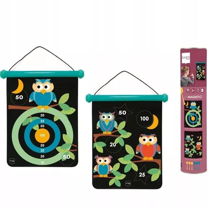 Rzutki magnetyczne rozmiar M Sowy. Scratch