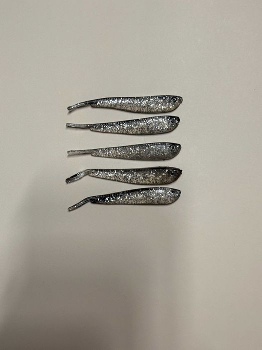 Gumy spinningowe – srebrne rybki