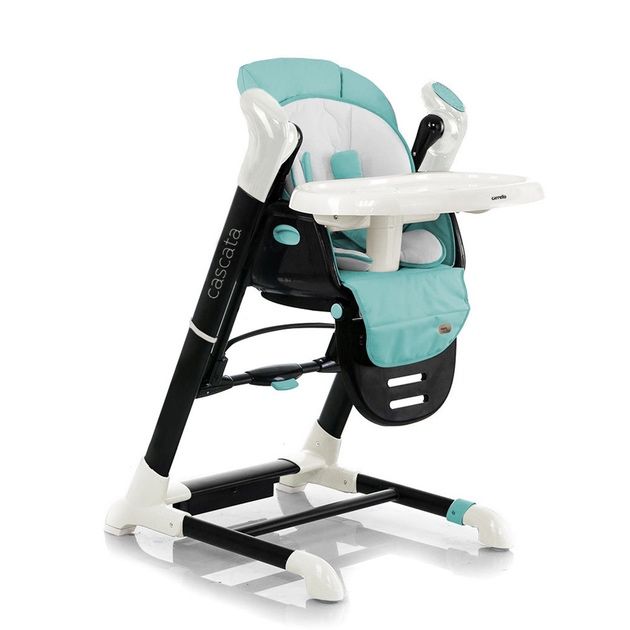 Дитячий стільчик-гойдалка-шезлонг 3в1 Carello cascata Tropical Green