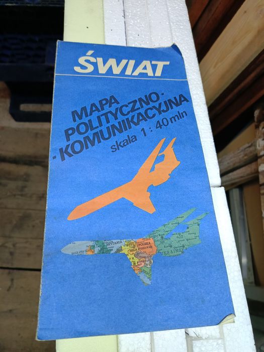 Mapa swiar polityczno komunikacyjna 1986