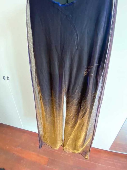 Sylwester kombinezon połyskujący na złoto -fioletowo rozm M