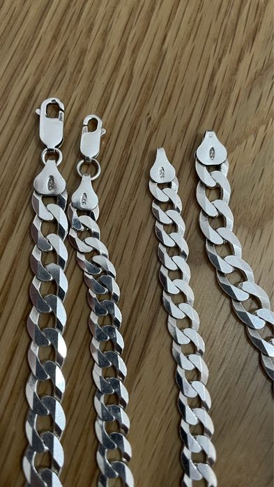 Codão e pulseira de prata 925