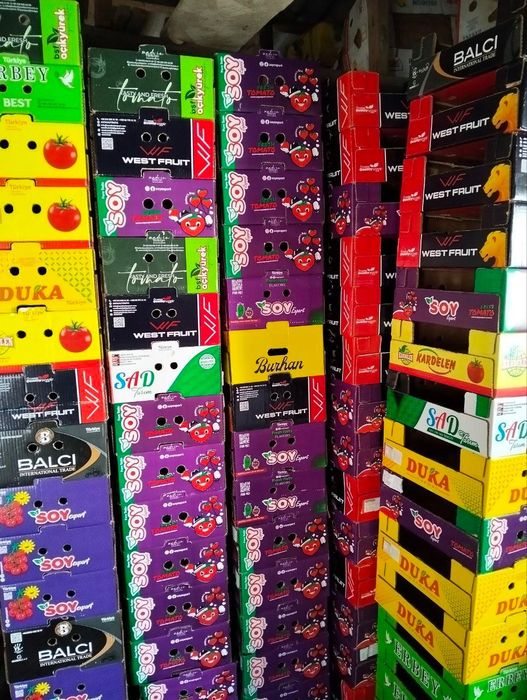 Ящик картон под клубнику