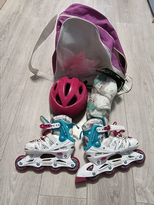 Ролики дитячі Reaction р. 32-35 +захист+ шолом + сумка