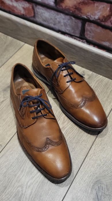 Чоловічі туфлі на шнурівці дербі броги