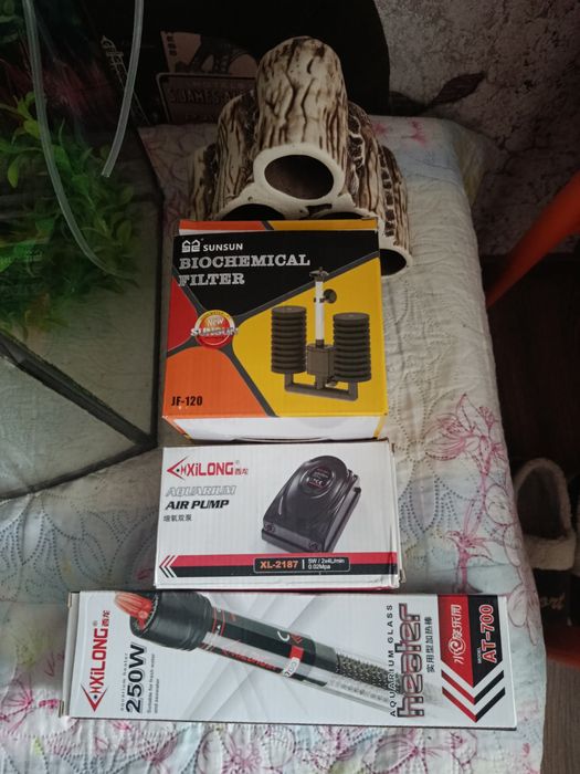 Аквариум 55 л укомплектован