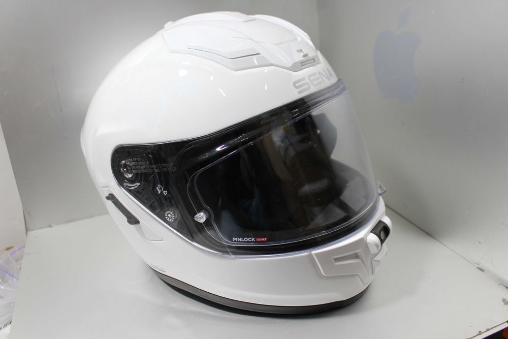Шолом для мотоцикла SENA Phantom Bluetooth M-57-58см БІЛИЙ