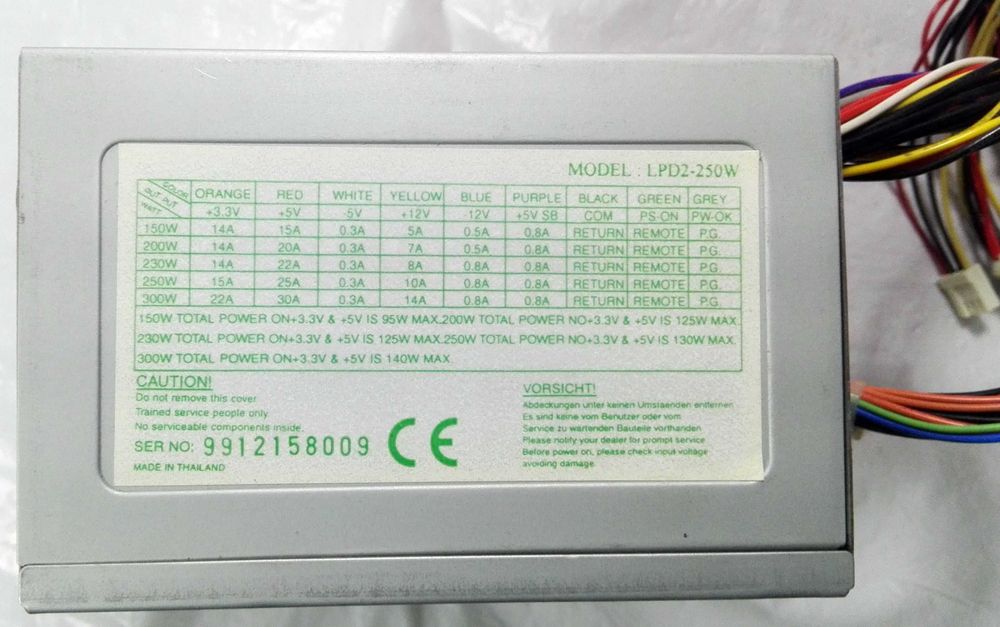 ADT-300W and LPD2-250W Power Supplies64750637815043120