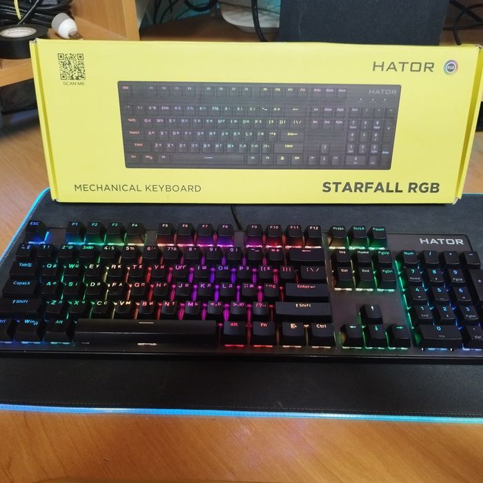 Hator STARFALL RGB pink switch ИДЕАЛ