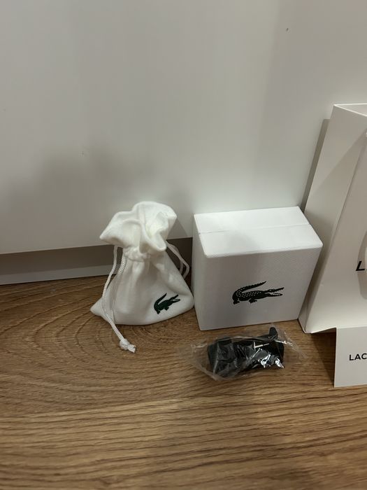 Nowa srebrna bransoletka Lacoste