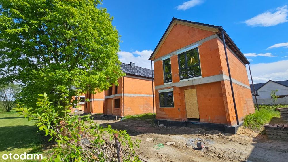 Nowy dom 100 m² | 4-5 pokoi | Żłobizna | Stan deweloperski
