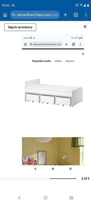 Sprzedam łóżko Ikea
