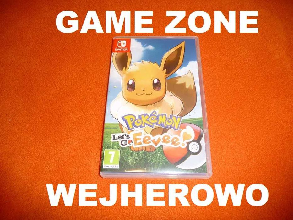 Pokemon Eevee Nintendo SWITCH + Lite + Oled + SWITCH 2 = Wejherowo