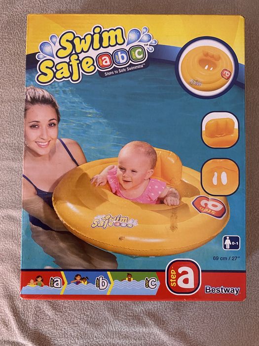 Dmuchane koło do pływania dla niemowlaka