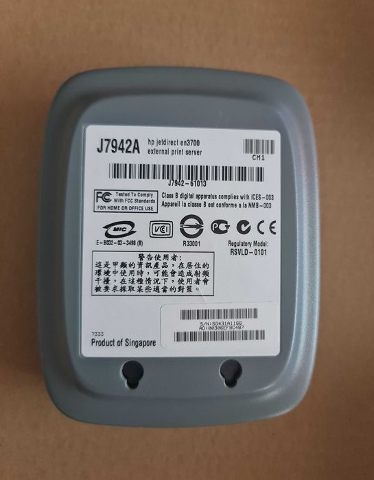 HP Jetdirect en3700 Print Server64751103786369121