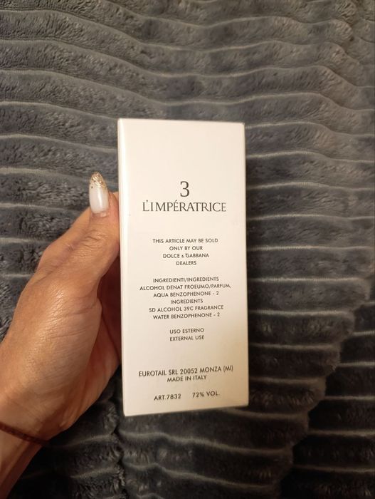 Туалетна вода Dolce & Gabbana L`Imperatrice
Туалетна вод