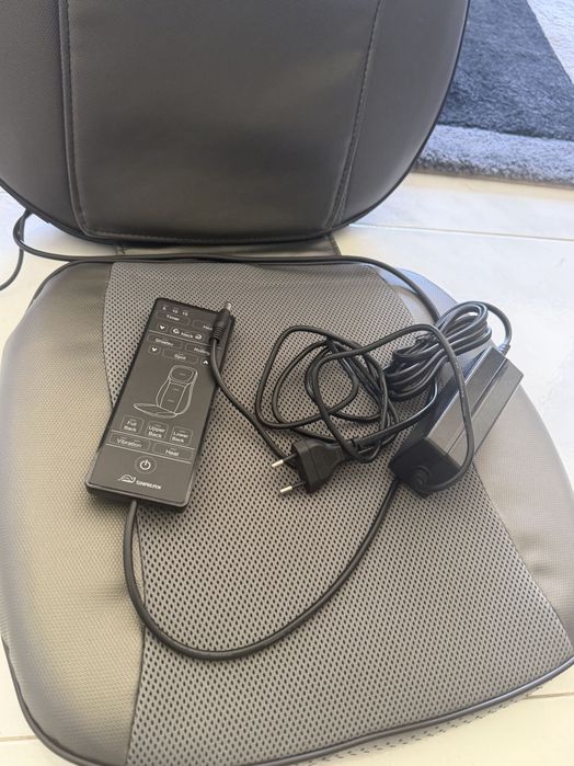 Assento Massageador Shiatsu SNAILAX — massagem de costas com aquecimento