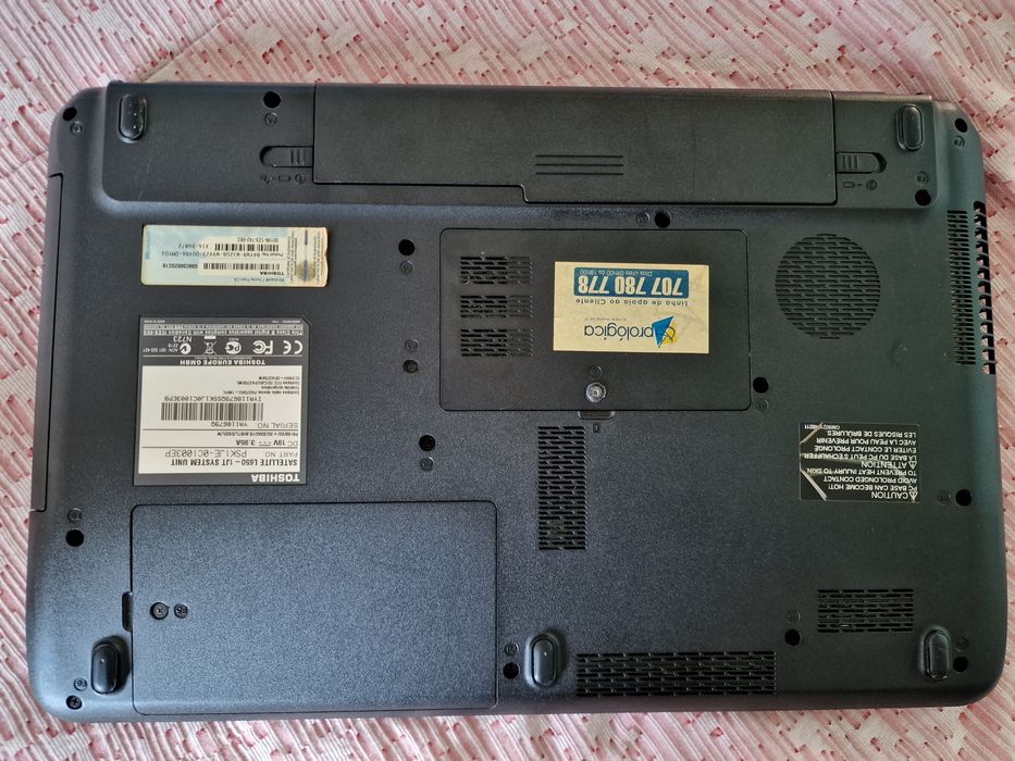 Computador Portátil Toshiba para peças