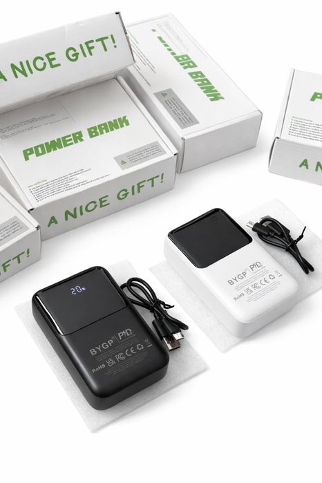 Павербанк 20 000 mAh — швидка зарядка