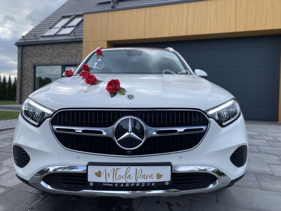 Mercedes GLC Biała perła Samochód do ślubu wraz z kierowcą