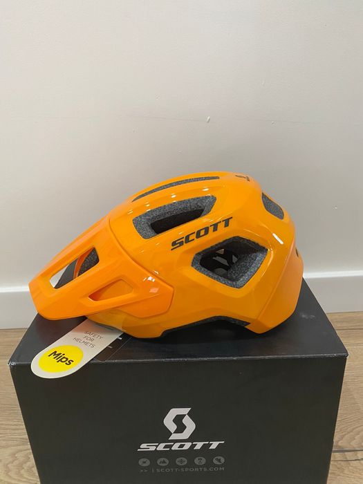 Kask rowerowy Scott Argo Plus Mips - fire orange - S/L - (54 - 58 cm)