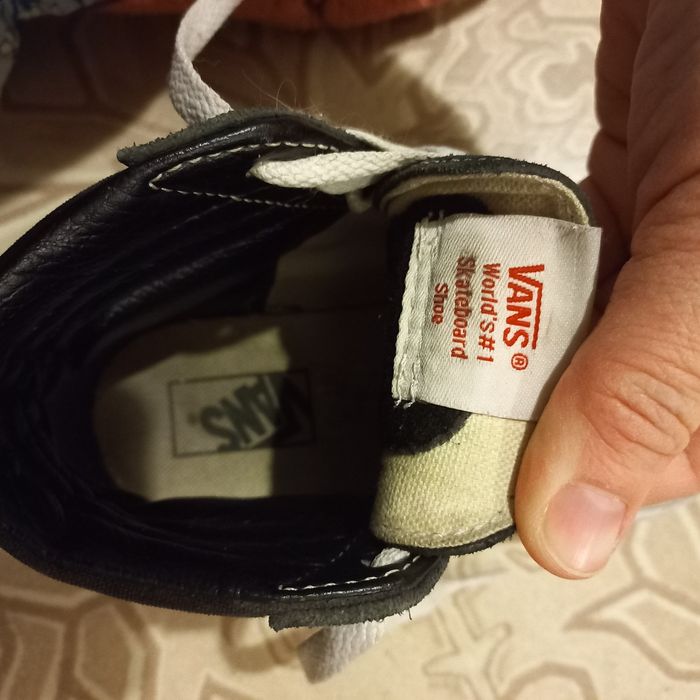 Кеди дитячі шкіряні, замшеві, Vans, 31 розмір