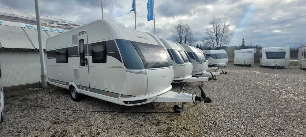 wynajem wypożyczalnia przyczepa kempingowa Hobby 495 WFB 4 osobowa