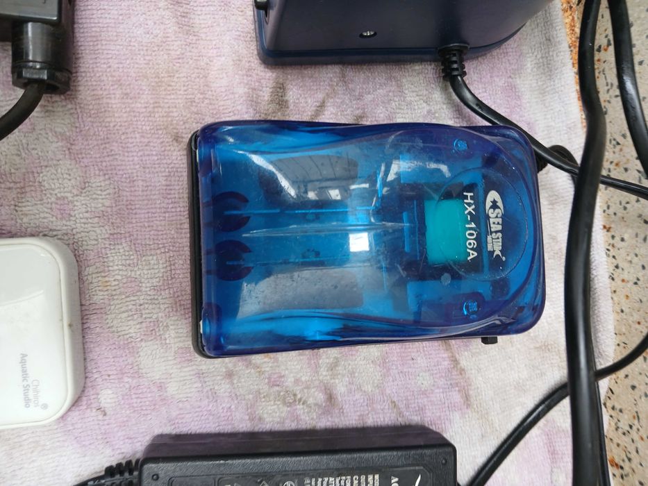 Varios filtros e purificador de agua para aquários